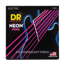 DR Strings Neon Pink Electric Heavy