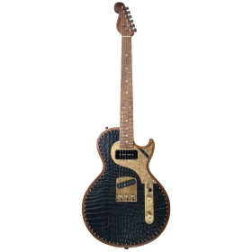 Paoletti Guitars Seicento Richard Fortus Signature 1 - Black Leather