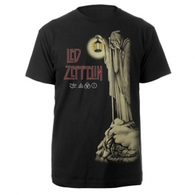 Led Zeppelin T-Shirt Large - Hermit Black