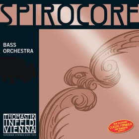 Spirocore Double Bass String E. Chrome Wound 4/4 - Strong