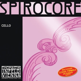Spirocore Cello String D. Chrome Wound 1/4*R