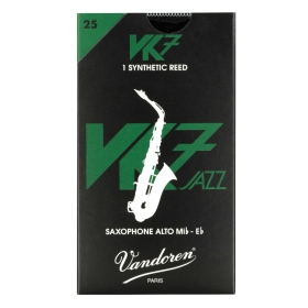 Vandoren Alto Saxophone Synthetic VK7 Jazz Reed - Strength 25