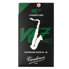 Vandoren Tenor Saxophone Synthetic VK7 Jazz Reed - Strength 10