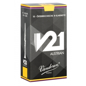 Vandoren Bb Clarinet Reeds 2 V21 Austrian (10 BOX)