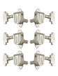 Grover Full-Size Imperial 151 Series Nickel Set 3+3
