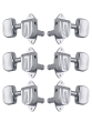 Grover Full-Size Imperial 152 Series Chrome Set 3+3 - Butterbean Buttons