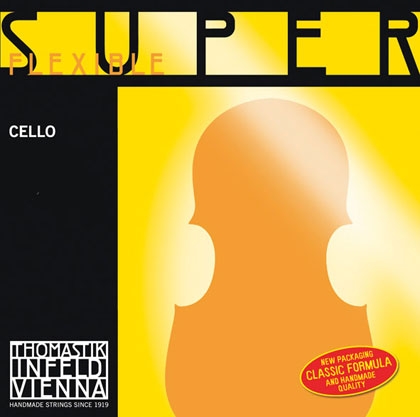SuperFlexible Cello String A. Chrome Wound 4/4*R