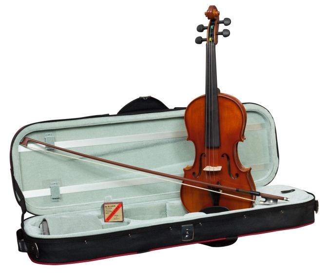 Skole fiolin 1/2, med kasse og bue, Wittner finstemmere, sett VN20H