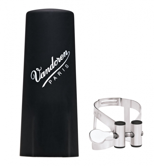 Vandoren Ligature & Cap Bass Clarinet Pewter M/O+Plastic