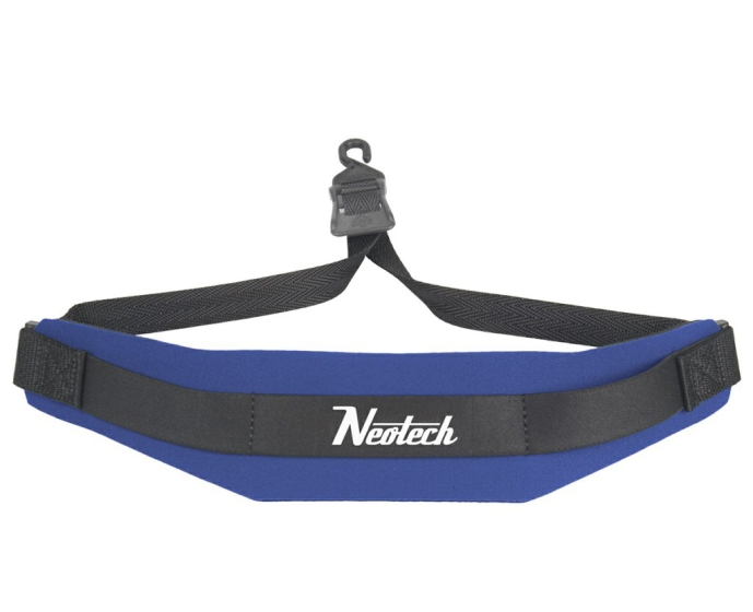 Neotech Soft Sax Strap Royal Blue Regular - Open Hook
