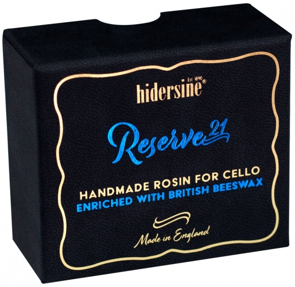 Hidersine Reserve21 Cello Rosin with British Beeswax - Dark
