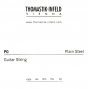 Thomastik Plain Guitar String 0.018 Brass Plated