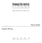 Thomastik Plain Guitar String D 0.020 Brass Plated