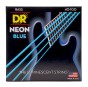 DR Strings Hi-Def Neon Blue Bass Light