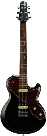 Shergold Provocateur Standard SP12 Solid Black Gloss