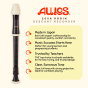 Aulos Descant Recorder 205A Robin - Premium School Recorder