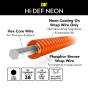 DR Strings Hi-Def Neon Orange Acoustic Extra Light
