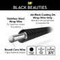 DR Strings Black Beauties Bass Light