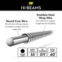 DR Strings Hi-Beam Round Core Bass Medium to Heavy - X-Long Scale 5 String
