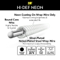 DR Strings Hi-Def Neon White Bass Medium 5 String