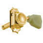 Grover Roto-Grip Locking Vintage 533 Series Gold Set 3+3 - Plastic Keystone Button