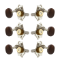 Grover Sta-Tite 18:1 Horizontal 97 Series Nickel Set 3+3 - Rosewood Buttons