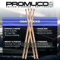 Promuco Drumsticks - Oak 7A Nylon Tip