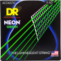 DR Strings Hi-Def Neon Green Acoustic Medium - Light