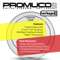 Promuco Heritage Drumhead 2-Ply Oil-Filled Tom/Snare 13"