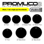 Promuco Shadow Drumhead Black 10"