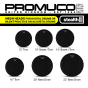 Promuco Stealth Bass Drumhead Black Mesh for Digital Drum Kits/Silencing Acoustic Drumkits 20"