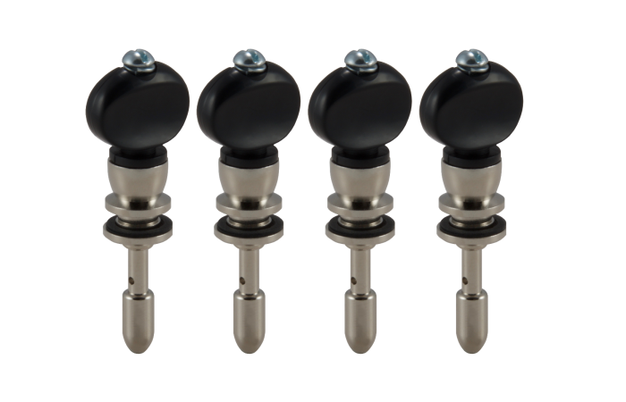 Grover Champion Violin Pegs - Black Button