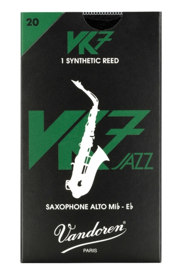 Vandoren Alto Saxophone Synthetic VK7 Jazz Reed - Strength 20