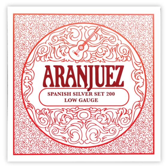 Aranjuez Classical Guitar Strings Spanish Silver 200 Low Gauge