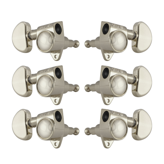 Grover Rotomatics 102 Series Nickel Set 3+3 