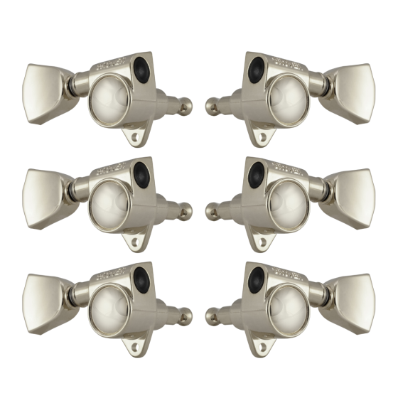 Grover Rotomatics 102 Series Nickel Set 3+3 - Keystone Buttons