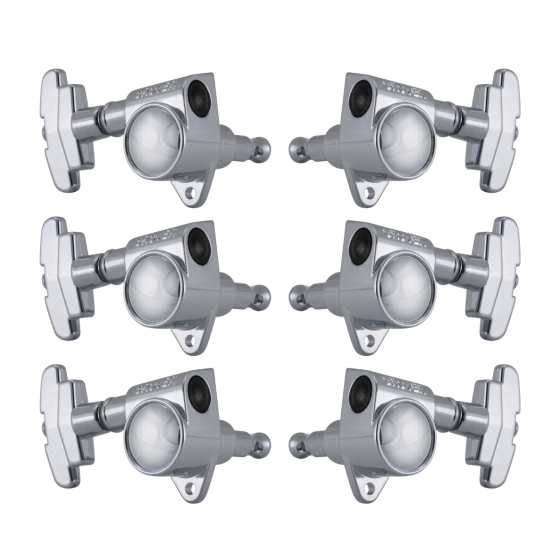 Grover Super Rotomatics 109 Series Chrome Set 3+3