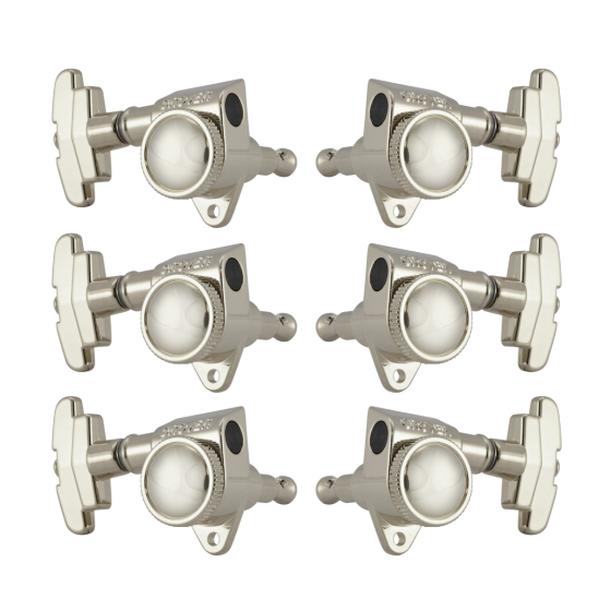 Grover Roto-Grip Locking Rotomatics 509 Series Nickel Set 3+3 - 3 Step Button