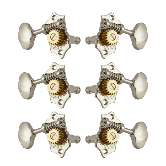 Grover Sta-Tite Vertical 18.1 97 Series Vertical Nickel Set 3+3