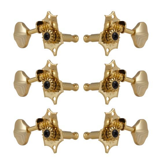 Grover Sta-Tite Vertical 97 Series Chrome Set 3+3