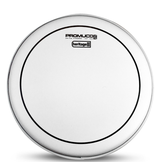 Promuco Heritage Drumhead 2-Ply Oil-Filled White Coated Floor Tom 16"