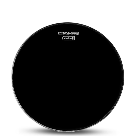 Promuco Shadow Drumhead Black Tom/Snare 13"