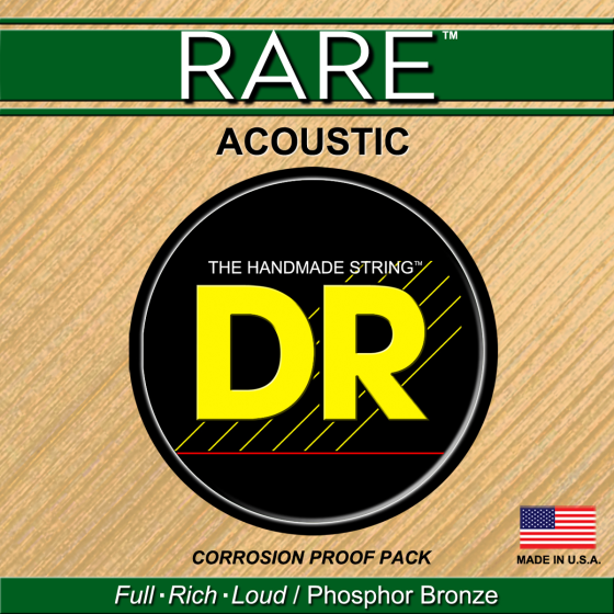 DR Strings Rare Acoustic Medium - Lite - 3 Pack