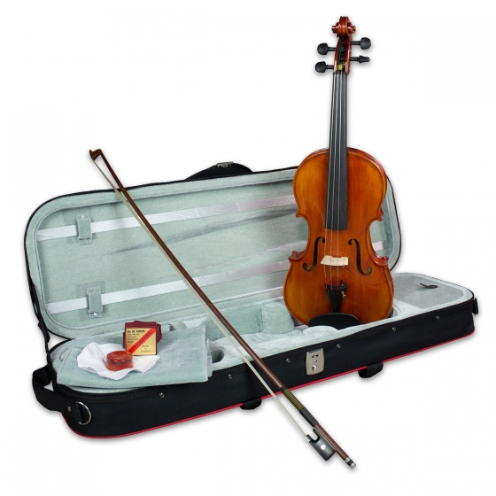 Skole fiolin 3/4 Piacenza med kasse, bue, harpiks, sett VN30H