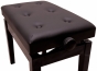 Montford Piano Bench Adjustable Height - Black