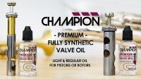 New Champion Premium Fully Synthetic Valve & Rotor Oil - Light & Regular